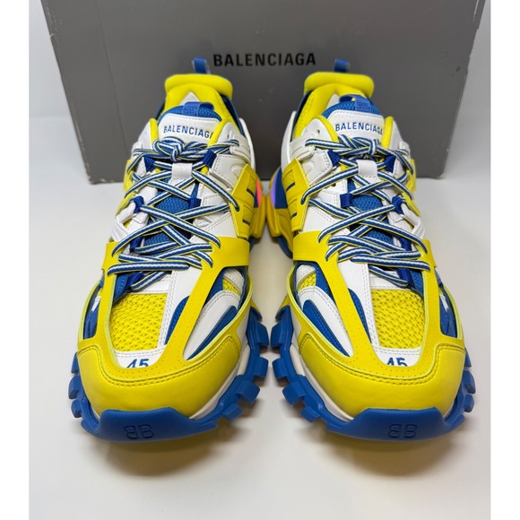 Balenciaga Track LED Sneaker Yellow/Blue Size 12 US 45 EU - Picture 2 of 10